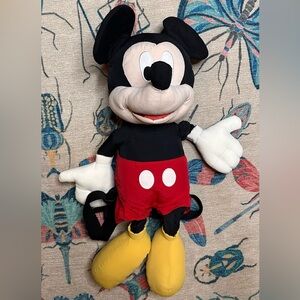 Vintage Disney Black and Red Mickey Mouse Bag